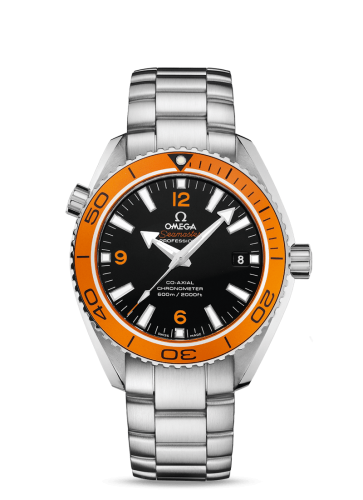 Omega Seamaster Planet Ocean 600M Co-Axial 42 Stainless Steel / Orange / Bracelet